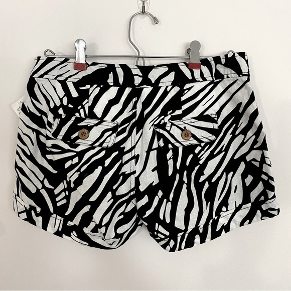 Y2K Delia’s Zebra Print Shortie Shorts - Picture 2 of 2